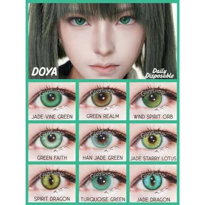 DOYA 1 DAY Lens Green Cosplay Vibrant Contact Lens