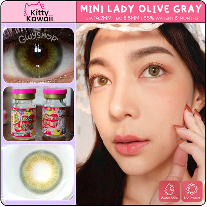 Mini Lady Olive Gray ☆ Kitty Kawaii