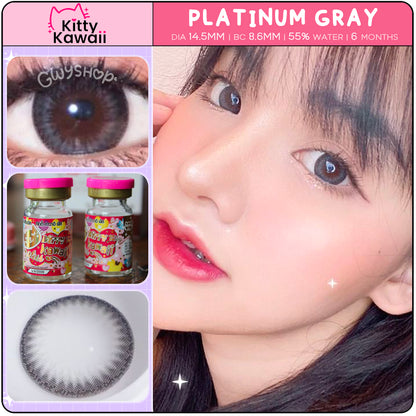 Platinum Gray Doll Eye ☆ Kitty Kawaii