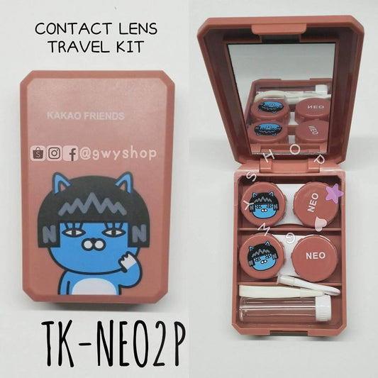 2 Pairs Kakao Neo  Contact Lens Travel Kit