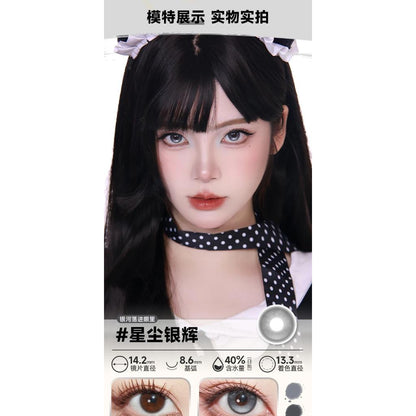Doya 1 Day Lens GRAY SILVER WHITE Cosplay Vibrant Contact Lens