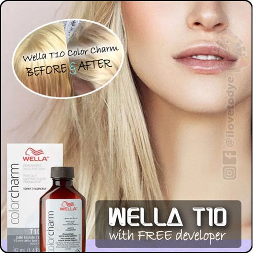 Wella Colorcharm Permanent Liquid Toners - T10 Ivory