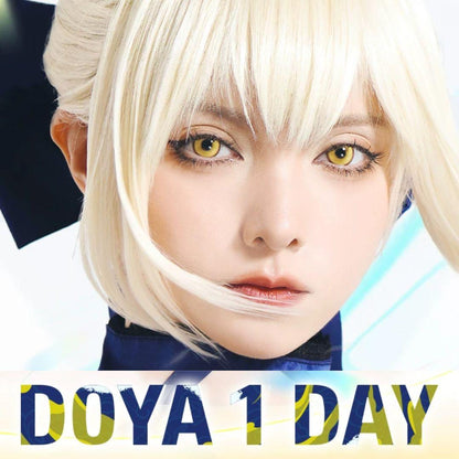 DOYA 1 DAY Use Lens Yellow Gold Cosplay Vibrant Contact Lens