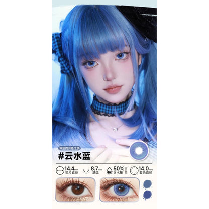 DOYA 1 DAY Use Lens Blue Cosplay Vibrant Contact Lens