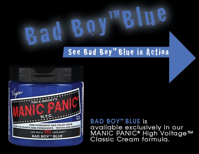 Bad Boy Blue ✌︎︎ Manic Panic Hair Dye