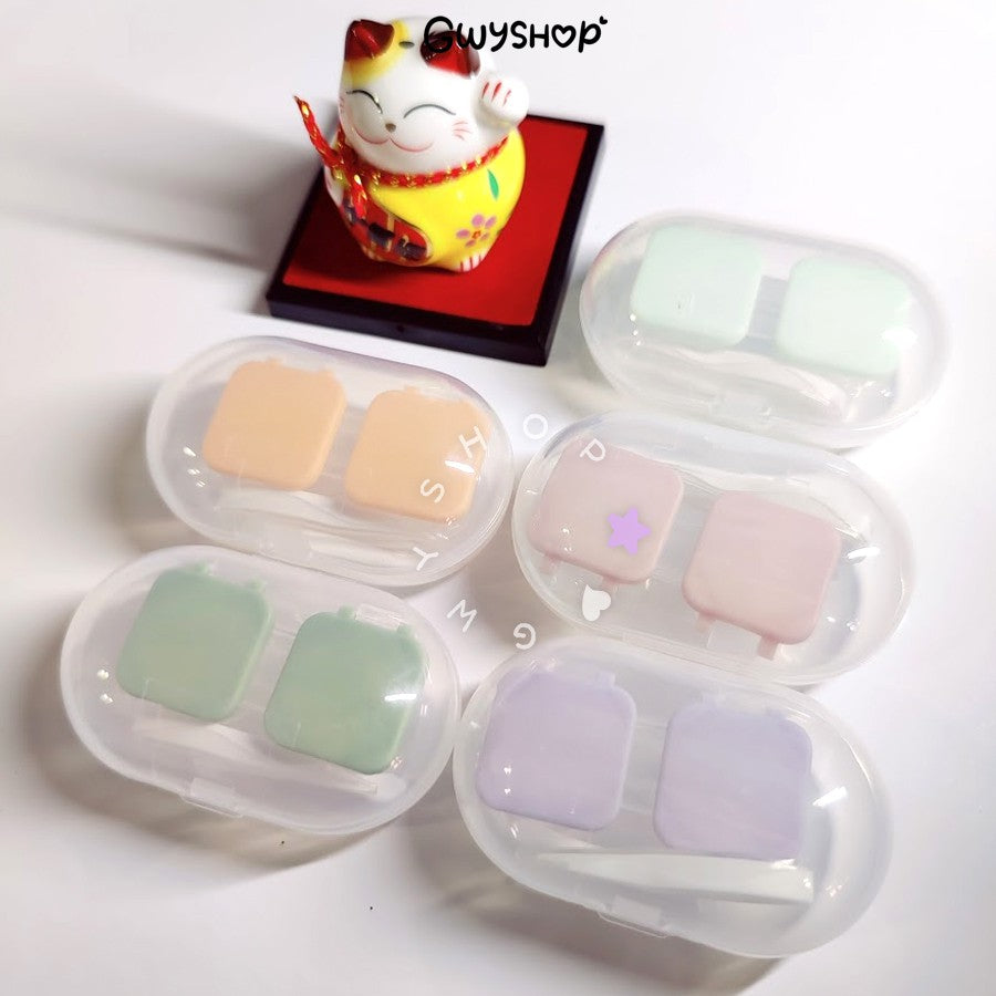 1 Pair Color Fliptop ☆ Contact Lens Travel Kit