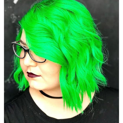 Iroiro 350 UV Reactive Neon Green Semi-Permanent Hair Color