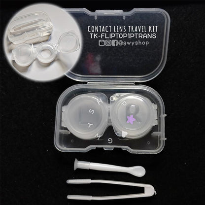 1 Pair Fliptop ☆ Contact Lens Travel Kit