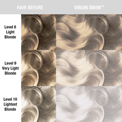 Virgin Snow Toner ● Manic Panic Semi-Permanent Hair Toner - ilovetodye