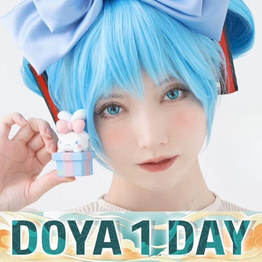 DOYA 1 DAY Use Lens Cyan Teal Cosplay Vibrant Contact Lens