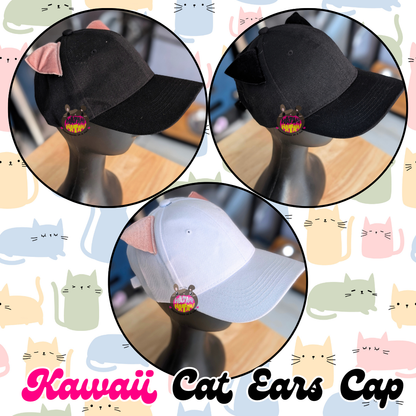 [Hatah Hatah] Kawaii Cat Ears Baseball Cap