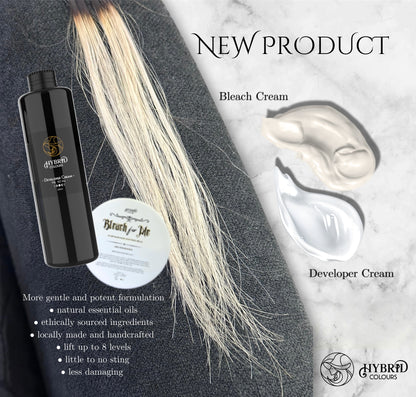 100g Bleach for Me - Plant-Based Hair Lightener Cream by Hybrid Colours