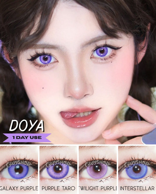 [Gwyshop] 1 DAY Lens Violet Purple DOYA Cosplay Vibrant Contact Lens