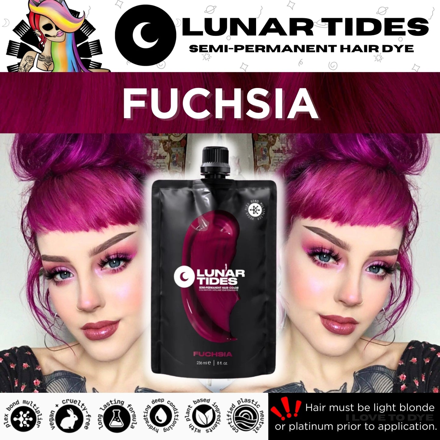 Lunar Tides Fuchsia Pink