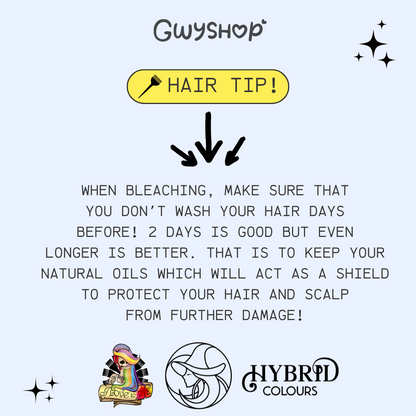 100g Bleach for Me - Plant-Based Hair Lightener Cream by Hybrid Colours
