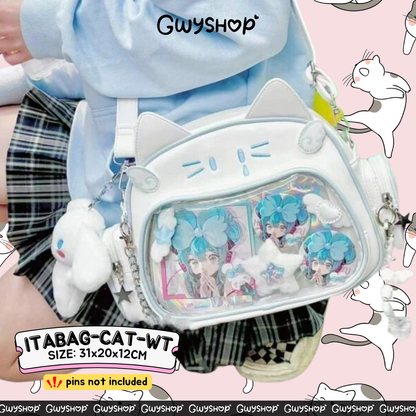 Kawaii Cat Itabag Backpack Crossbody Bag