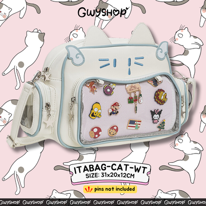 Kawaii Cat Itabag Backpack Crossbody Bag