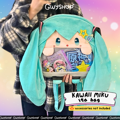 Kawaii Miku Plush Ita Bag