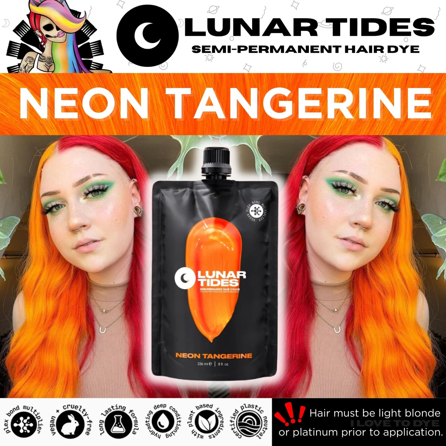 Lunar Tides Neon Tangerine