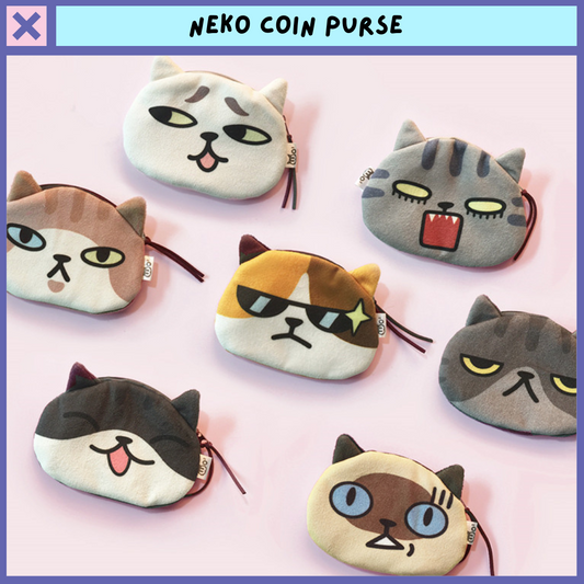 Kawaii Neko Cat Coin Purse