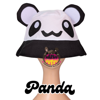 [Hatah Hatah] Panda Bucket Hat