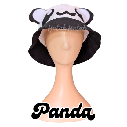 [Hatah Hatah] Panda Bucket Hat