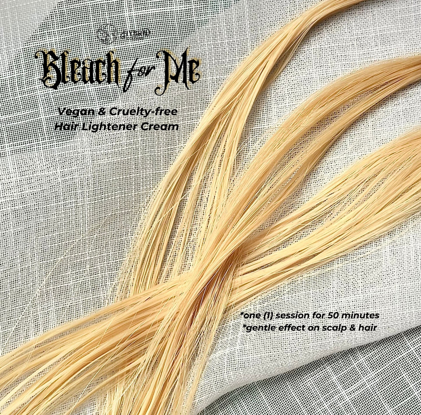 100g Bleach for Me - Plant-Based Hair Lightener Cream by Hybrid Colours