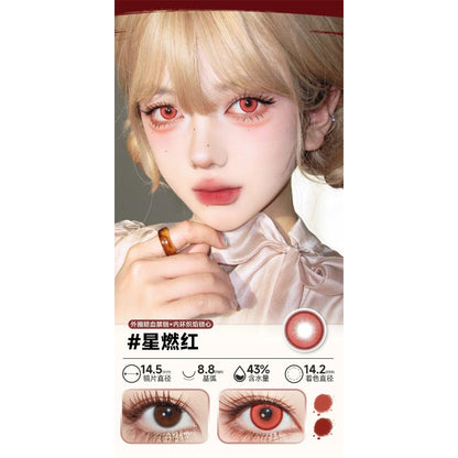 DOYA 1 DAY Lens Red Cosplay Vibrant Contact Lens