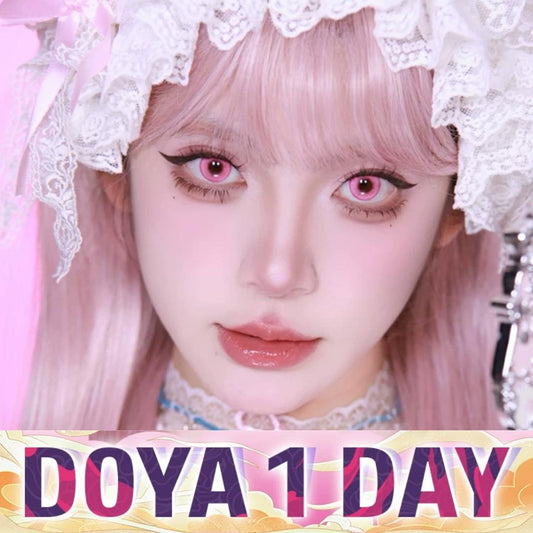 DOYA 1 DAY Use Lens Pink Cosplay Vibrant Contact Lens