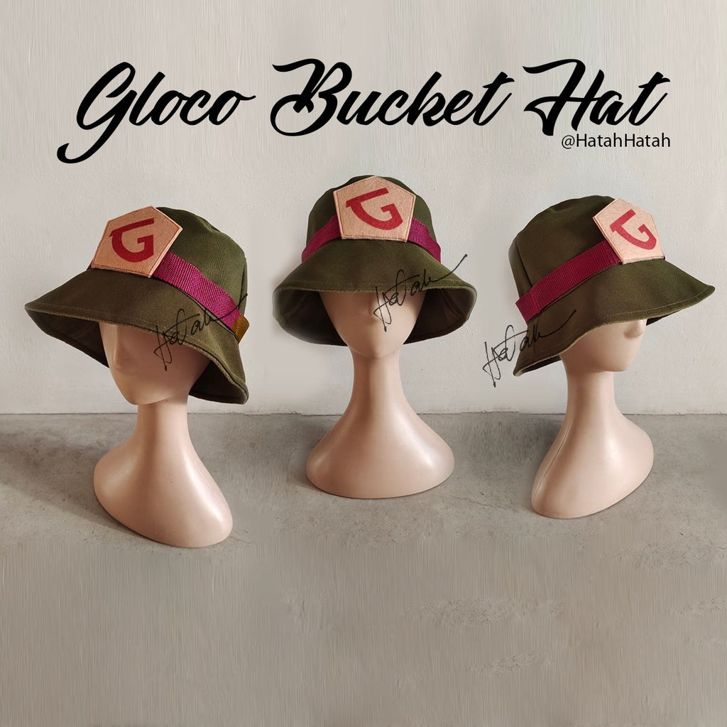 [Hatah Hatah] Gloco Bucket Hat Teemo Hat League of Legends fisherman hat