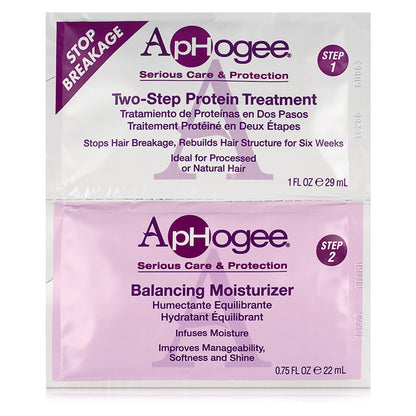 ApHogee Two Step Protein Treatment & Balanced Moisturizer Packette