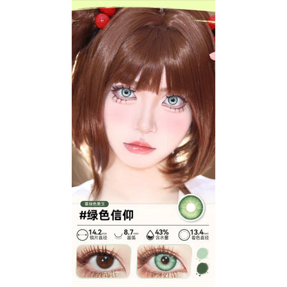 DOYA 1 DAY Lens Green Cosplay Vibrant Contact Lens