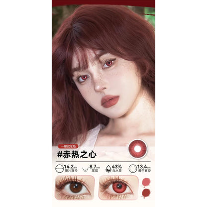 DOYA 1 DAY Lens Red Cosplay Vibrant Contact Lens