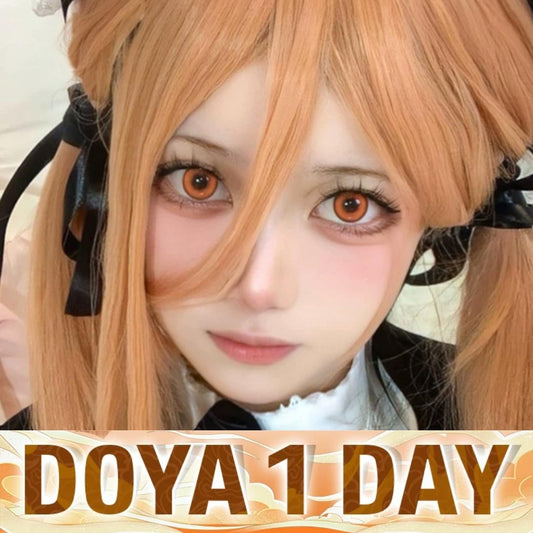 DOYA 1 DAY Use Lens Orange Brown Cosplay Vibrant Contact Lens