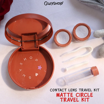Matte Circle ☆ Contact Lens Travel Kit | Gwyshop