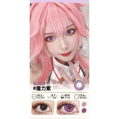 DOYA 1 DAY Use Lens Violet Purple Cosplay Vibrant Contact Lens