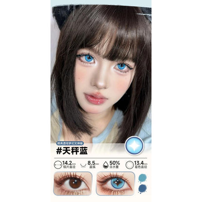 DOYA 1 DAY Use Lens Blue Cosplay Vibrant Contact Lens
