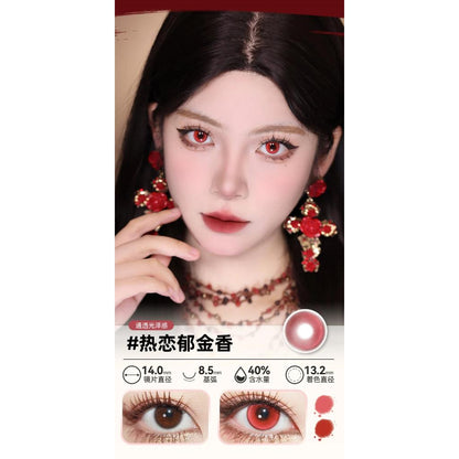 DOYA 1 DAY Lens Red Cosplay Vibrant Contact Lens