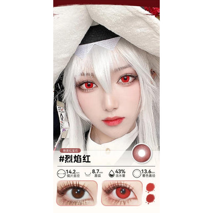 DOYA 1 DAY Lens Red Cosplay Vibrant Contact Lens