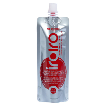 Iroiro 100 DARK RED Natural Vegan Cruelty-Free Semi-Permanent Hair Color