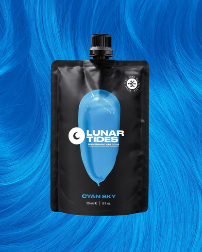 Lunar Tides Cyan Sky