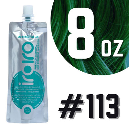 Iroiro 113 FOREST GREEN Natural Vegan Cruelty-Free Semi-Permanent Hair Color
