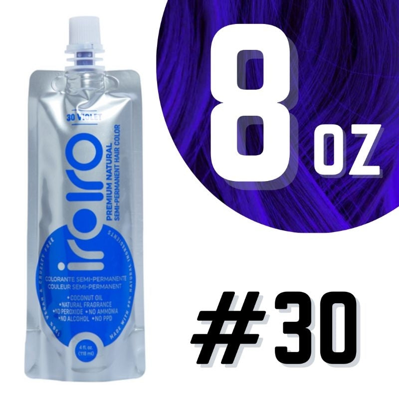 Iroiro 30 Violet Natural Vegan Cruelty-Free Semi-Permanent Hair Color