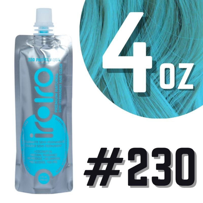 Iroiro 230 Aqua Pastel Vegan Cruelty-Free Semi-Permanent Hair Color