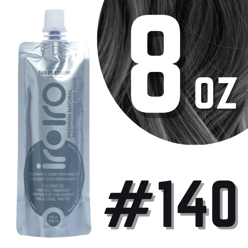 Iroiro 140 PLATINUM Vegan Cruelty-Free Natural Semi-Permanent Hair Color