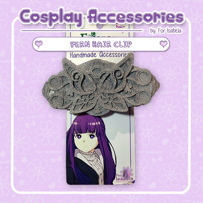 [For Isabela] Fern Cosplay Hair Accessory Clip  From Frieren Handmade