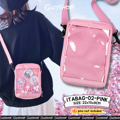 Itabag 02 Crossbody Shoulder Messenger Bag for Anime Pins