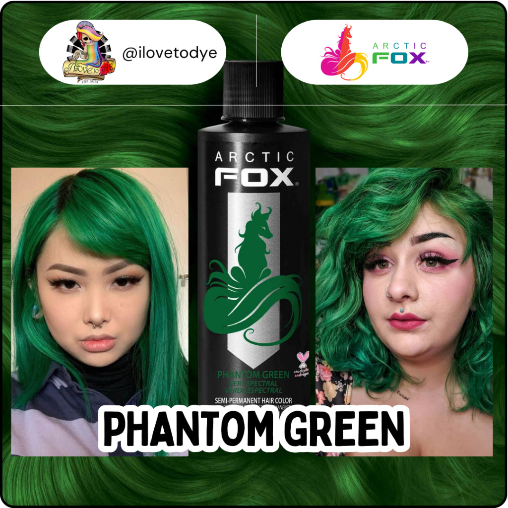 Phantom Green Code Arctic Fox Phantom Green Semi Permanent Hair Dye – Gwyshop