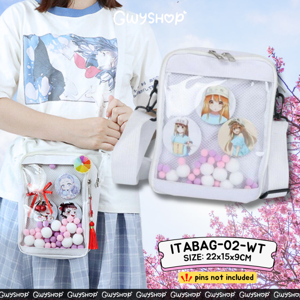 Itabag 02 Crossbody Shoulder Messenger Bag for Anime Pins