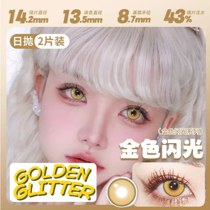 DOYA Yellow Gold Orange - 1 Day Use Lens Cosplay Vibrant Contact Lens